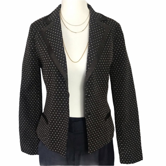 H&M polka dots long sleeves blazer